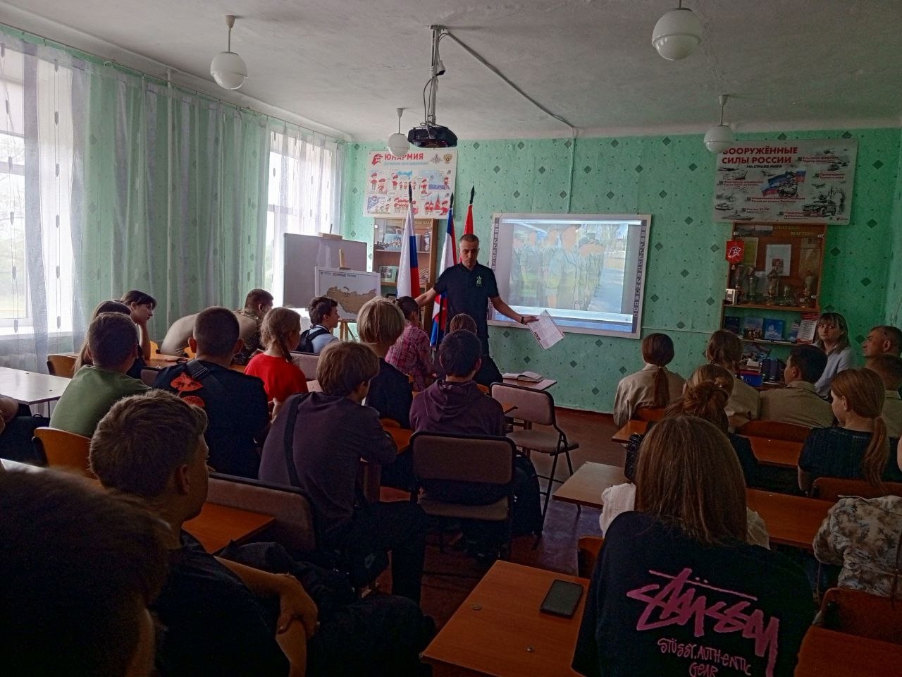 Будущие Защитники! Встреча с Военкоматом в Шахтёрске!.